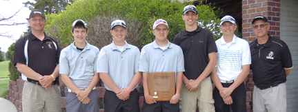 Titan golfers take SNC title end regular season on home win